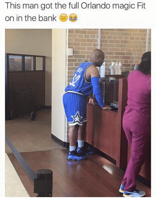 This Man Got The Full Orlando Magic Fit On In 4730193 6700894