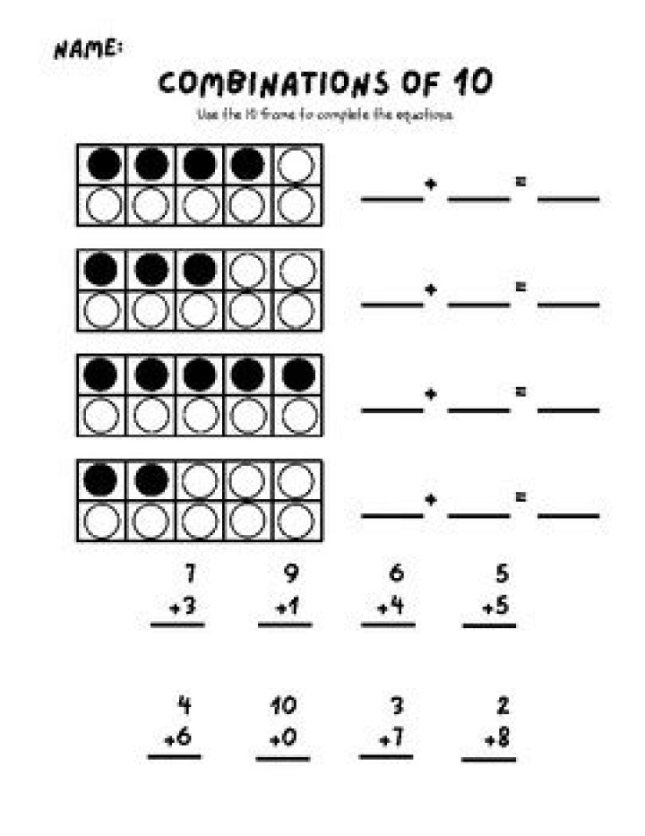11 Combinations of 10