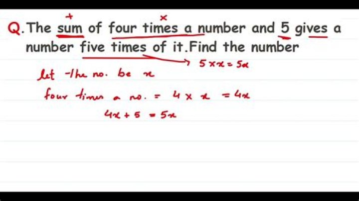 2 times the sum of 7 times a number and 4