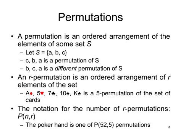 26 Permutations of 3