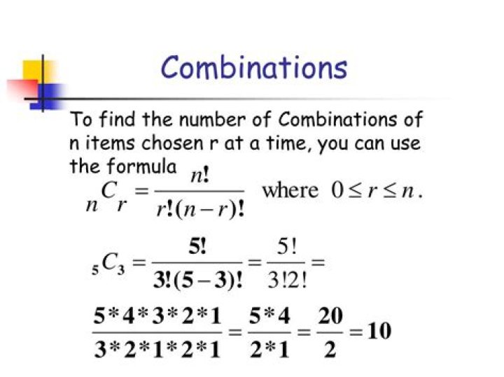 52 Combinations of 3