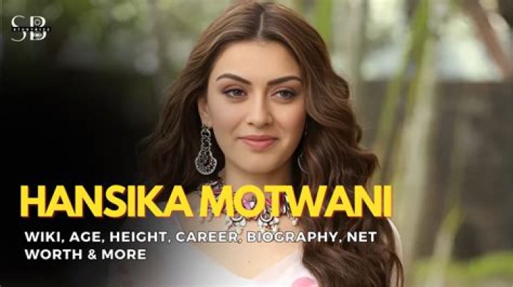 Hansika Motwani Wiki, Age, Husband, Boyfriend, Height, Weight, Biography & More