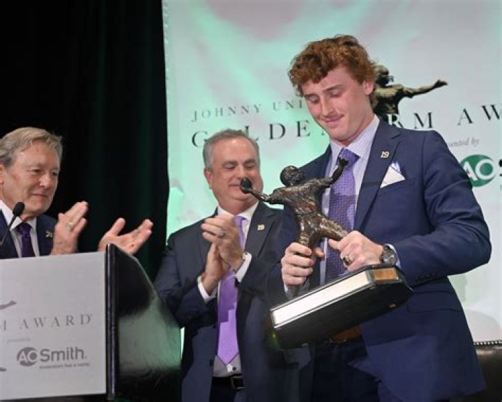 List of Johnny Unitas Golden Arm Award Winners by Year