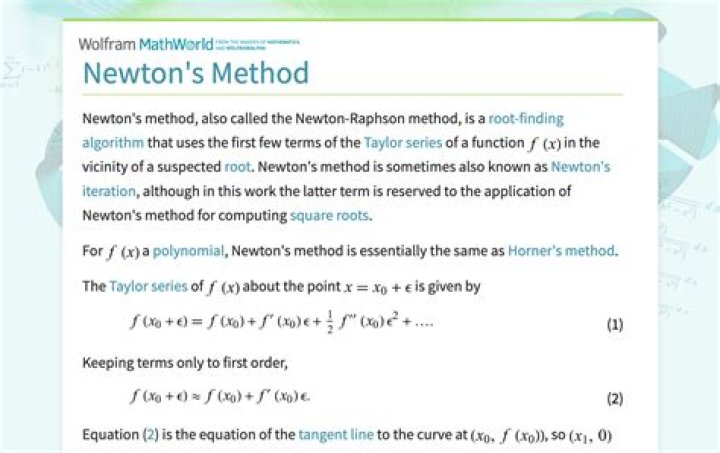 Newtons Method sqrt(20)