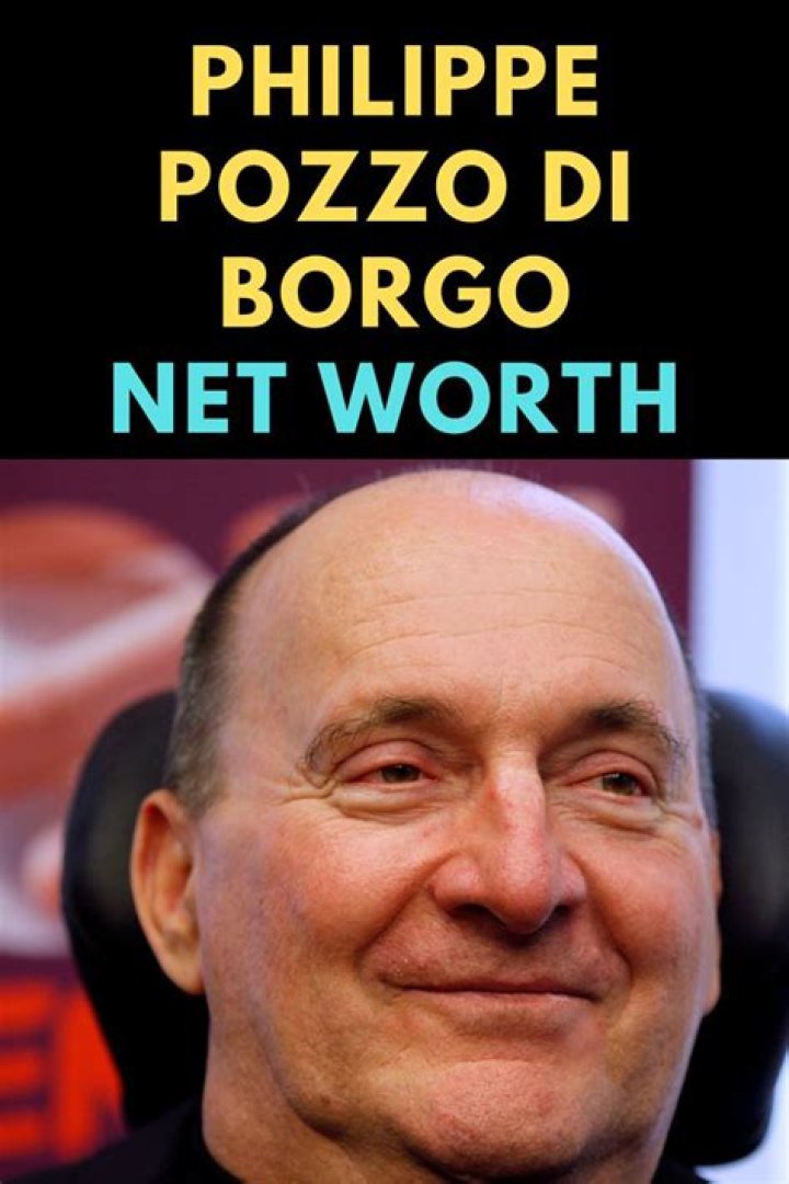 Philippe Pozzo Di Borgo Net Worth and Salary